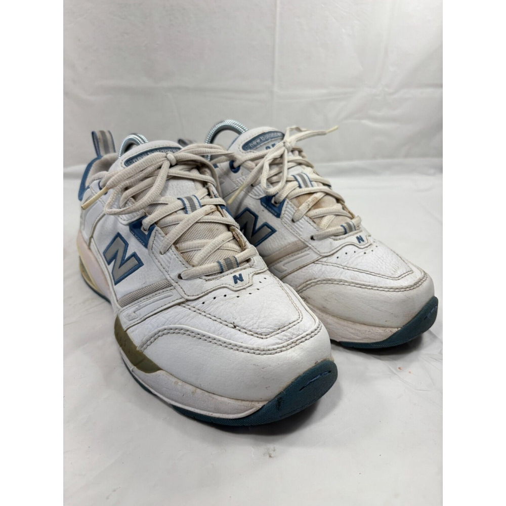 New Balance 854 Womens Cross Training Shoes WX854WB White Blue Sz 8 EE